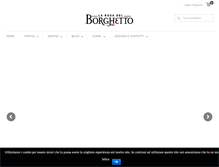 Tablet Screenshot of larosadelborghetto.it